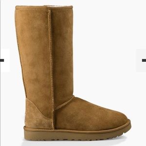 NEW Ugg classic tall chestnut boots- size 5